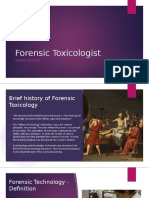 Forensic Toxicologist