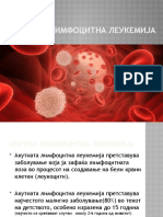 Akutna Limfocitna Leukemija-Hematologija So Transfuziologija