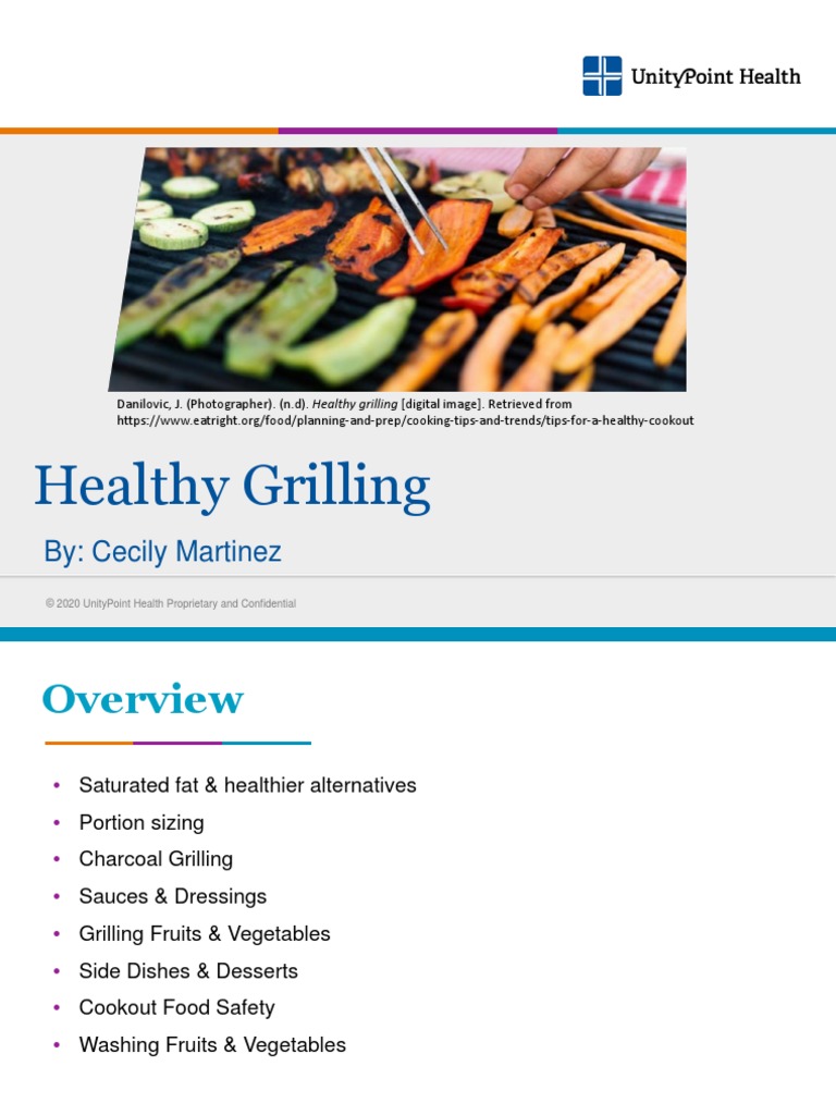 Co1-Uph Healthy Grilling 1 | PDF | Grilling | Marination