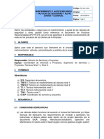 PR-GO-S-041 Mantenimiento y ajuste mecanico de válvulas de seguridad y alivio (gases y liquidos)