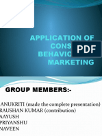 Application of Consumer Behaviour in Marketing