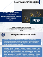 Keterampilan Berpikir Kritis