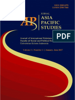 Jurnal Asia Pacific Studies: Volume 1 Number 1 / January-June 2017 Pp. 1-14