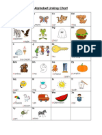 alphabet linking chart