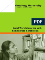 Social Work Interaction With Communities and Institutions