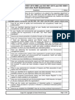 4 - EQHSMSISO 9001andISO 14001andISO 45001 Department Audit PDF
