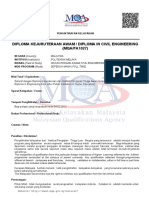 Diploma Kejuruteraan Awam / Diploma in Civil Engineering (MQA/FA1027)