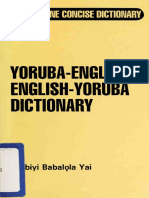 Olabiyi Babalola Yai - Yoruba-English _ English-Yoruba Concise Dictionary-Hippocrene Books (1995).pdf