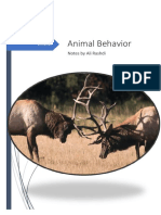 Animal Behavior: Notes by Ali Rashdi
