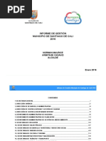 Informe de Gestión Del Municipio - 2016 PDF