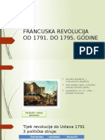 Francuska Reolucija Od 1791. Do 1795. Godine