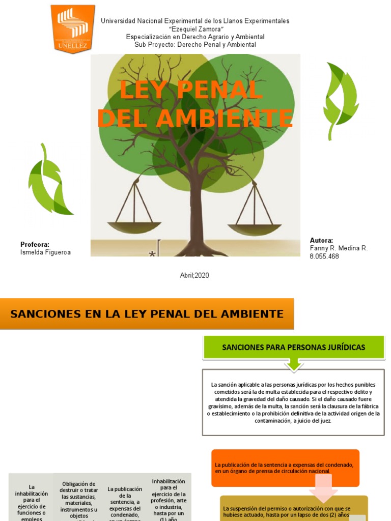 Ley Penal Del Ambiente | PDF | Derecho penal | Entorno natural