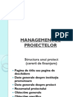 MANAGEMENTUL PROIECTELOR Curs 4 PDF