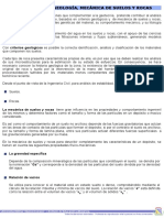 Relación Entre Geología, Mecánica de Suelos y Rocas PDF