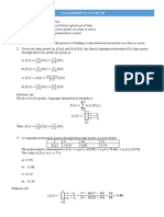 Interpolation Formula