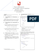 Parcial Diseño de Algoritmos Univalle