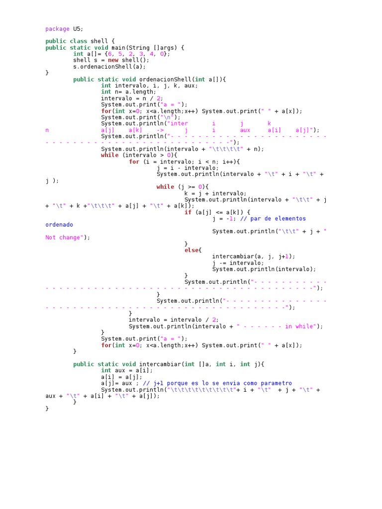 Shell Java | PDF | Computer Programming | Object Oriented Programming