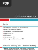 Operation Research