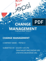Change Management Pepsico