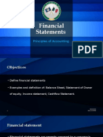 Financial Statements: Principles of Accounting