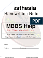 Anesthesia MCI (MBBSHelp)