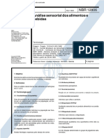 NBR 12806 Analise Sensorial Dos Alimentos E Bebidas PDF