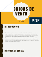 TECNICAS DE VENTA Clase 5 PDF