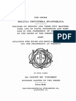 1906 ST Vincent The Order Militia Crucifera Evangelica PDF