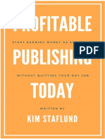Profitable Publishing Today by Kim Staflund PDF