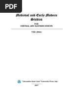 Medieval and Early Modern Studies FOR CE PDF