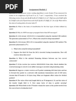 Assignment Module 2: Question 1: The Distance Vector Routing Algorithm Is Used. Router P Has Measured Its