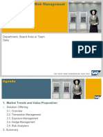 Solution Overview Presentation SAP Treasury and Risk Management