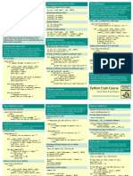 Beginners Python Cheat Sheet PCC Classes PDF