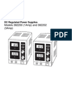 User's Manual: DC Regulated Power Supplies