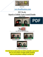 HO Scale: Signal or Dabble Train Tunnel Portals