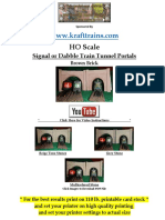 HO Scale: Signal or Dabble Train Tunnel Portals