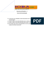 Exercícios de Revisão Aromaterapia 2 PDF