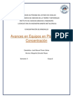Avances en Equipos en Plantas de Concentración - Zamudio Reyes Margarita PDF