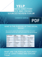Business Directory Service and Crowd-Sourced Review Forum: Candice Garcia