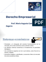 Derecho empresarial y sistemas económicos