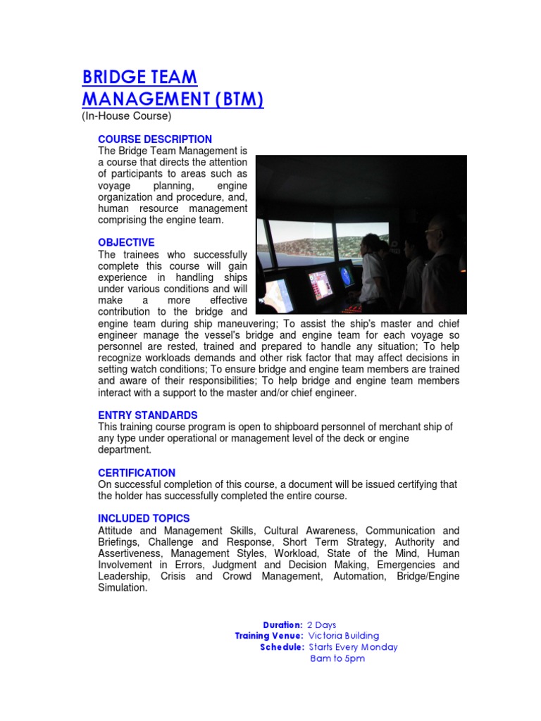 Bridge Team Management | Download Free PDF | Simulation | Leadership