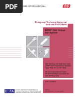 Homologacion ETA 12-0603 DYWI Drill Hollow Bar System PDF