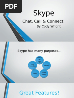 Social Media Presentation - Skype