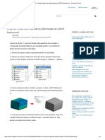 Exportar e Reutilizar Geometria Deformada No ANSYS Mechanical - Customer Portal