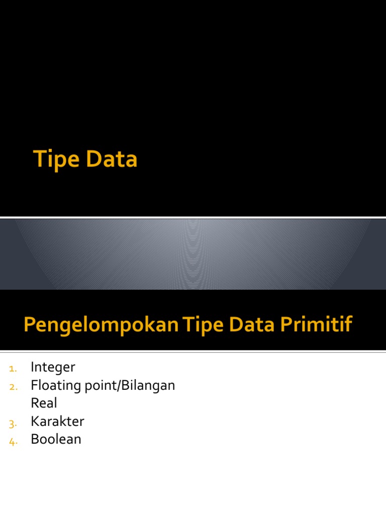 Panduan Tipe Data Java | PDF