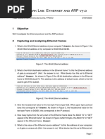 Wireshark Lab: Ethernet and ARP v7.0: 1 Objective