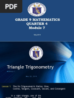 Grade 9 Mathematics Quarter 4