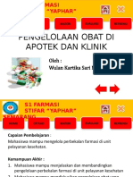 Pengelolaan Obat Di Apotek Dan Klinik