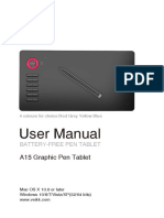 User Manual: A15 Graphic Pen Tablet