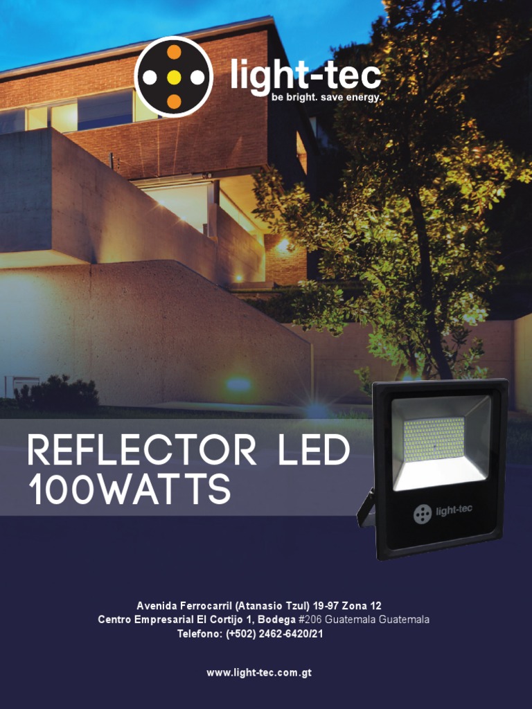 Reflector Led 100WAT TS | PDF | Architectural Elements | Physical ...